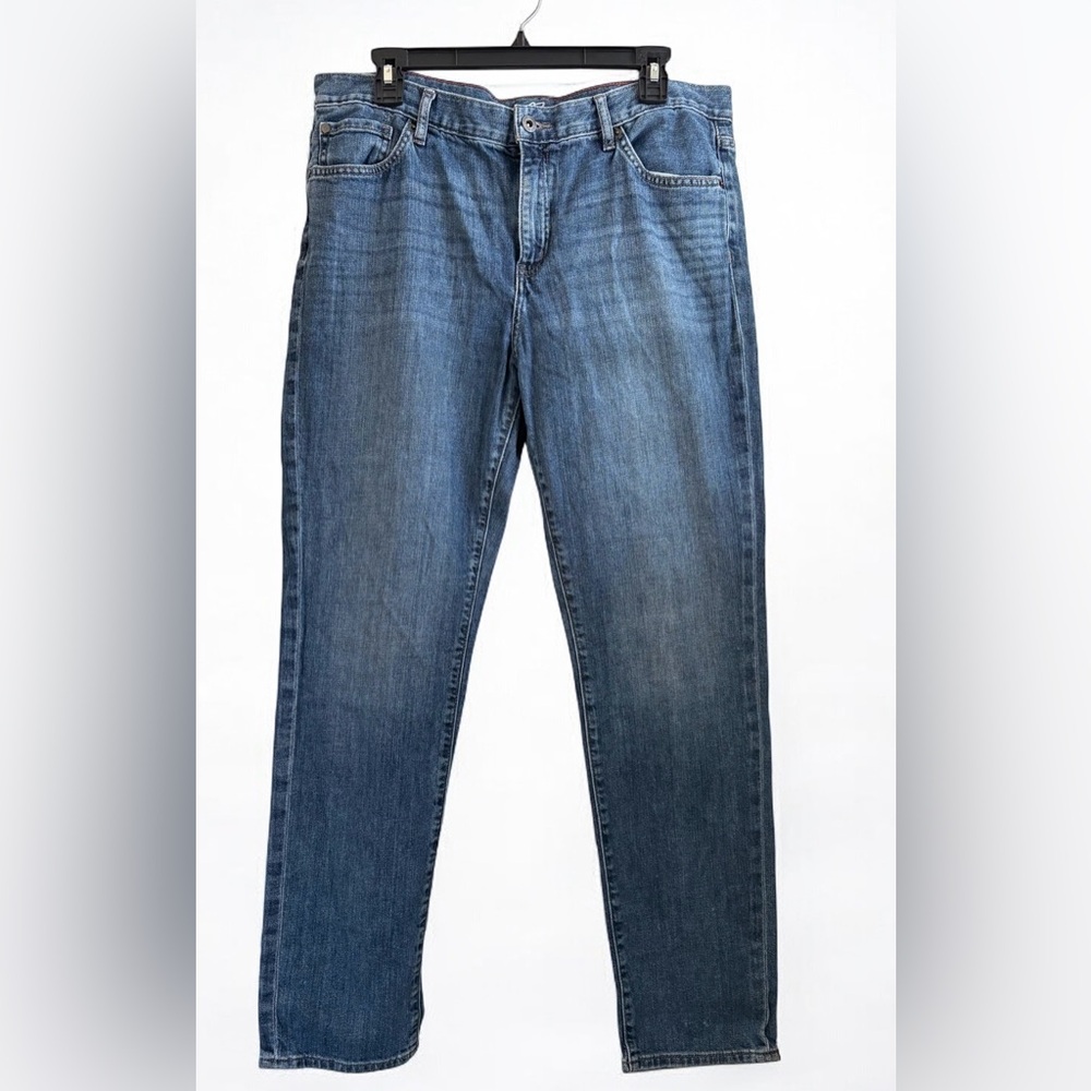 Eddie Bauer Mid-Rise Boyfriend Slim Fit Jeans - Medium Wash Size 10